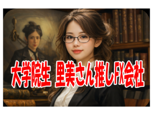 大学院生 里美さん推しFX会社