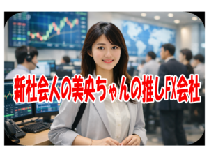 新社会人の美央ちゃんの推しFX会社