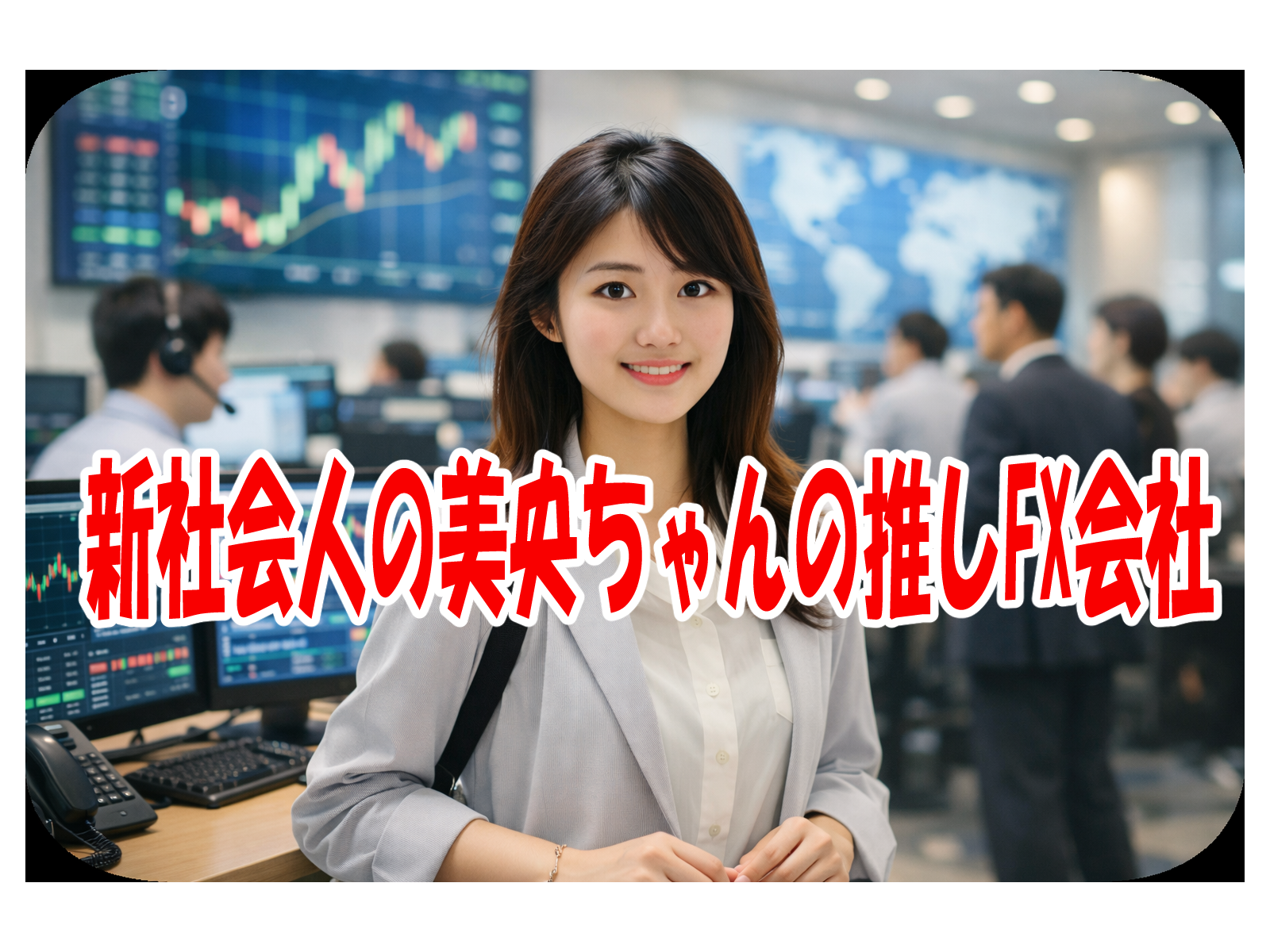 新社会人の美央ちゃんの推しFX会社